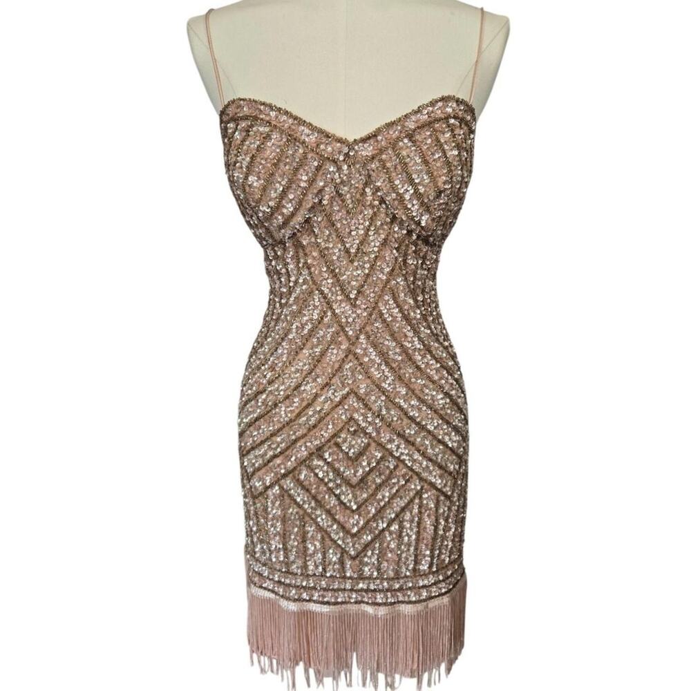 Aidan mattox blush pink